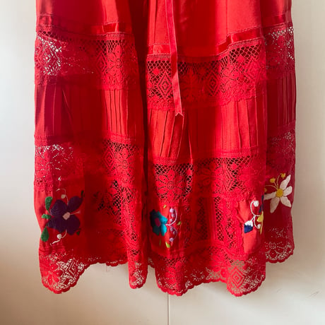 mexican embroidery dress