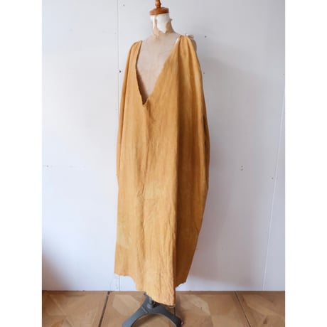 eski.  original dress / overdye "ocher"