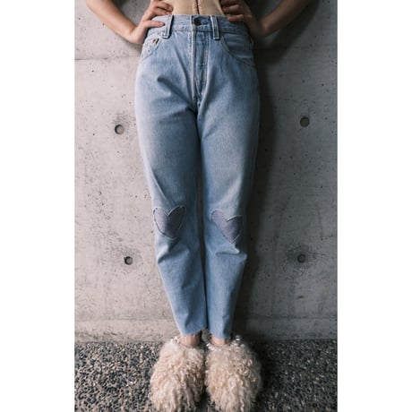 eski. original remake "♡" denim