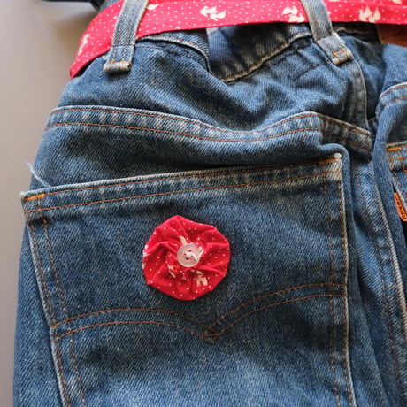 70s levi's denim remake bag