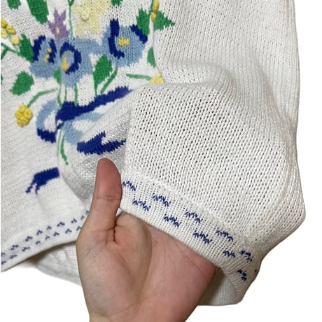 cotton knit vest