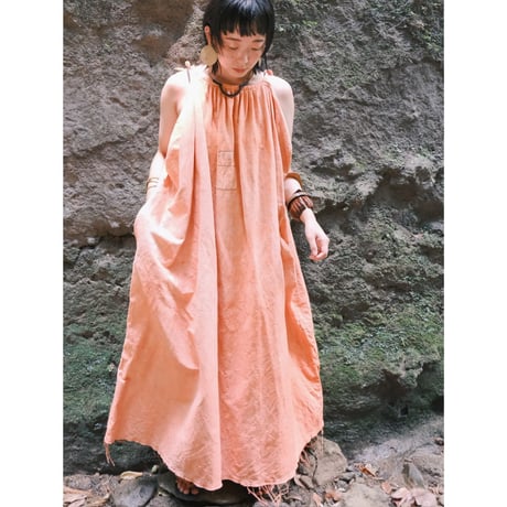 eski.  original dress / overdye "orange"