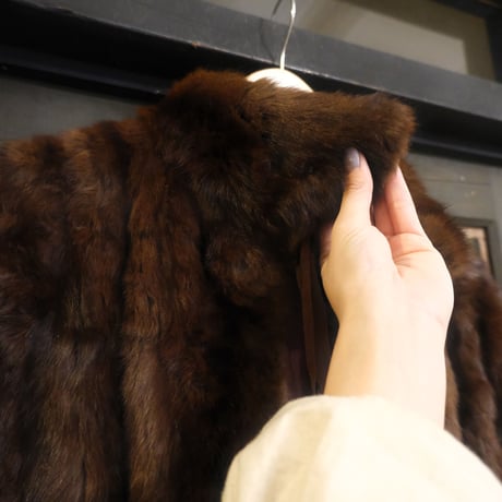vintage fur cape