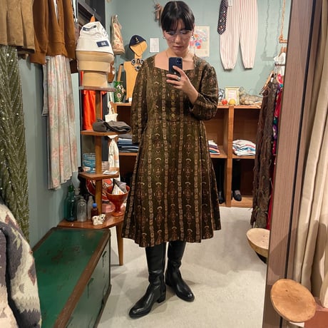 “Maria Alfalter” jacquard dress