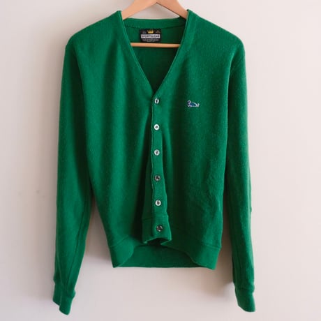 acryl cardigan / green
