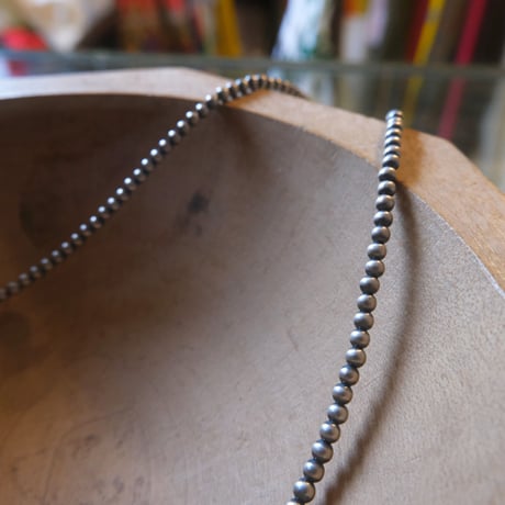 navajo perl necklace / 3mm 46〜51cm