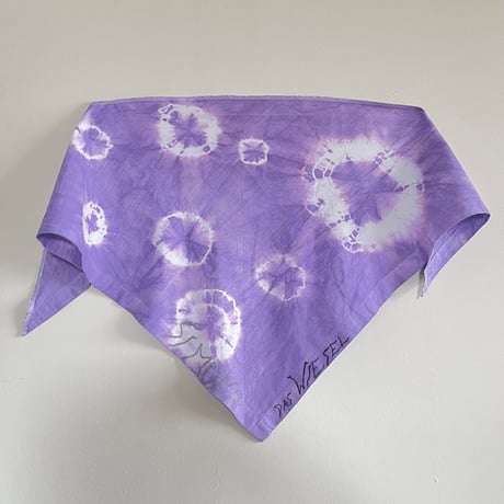 tie-dye bandanna / lavender