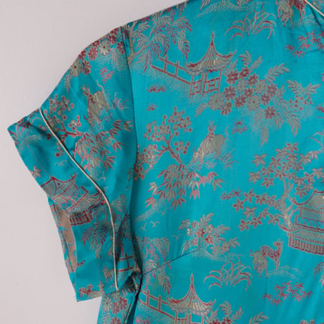 s/s china tops / blue