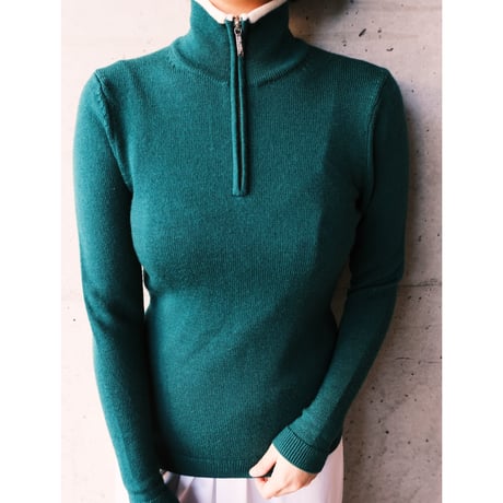 BrooksBrothers / half zip knit