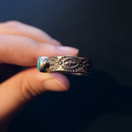 navajo /  Henry Mariano / turquoise ring