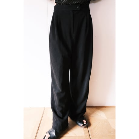 TAKEO NISHIDA / black slacks