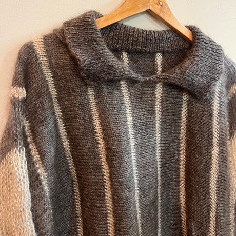 dolman sleeve knit with collar