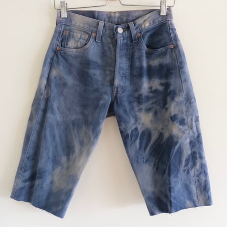 Levi’s / tie dye half denim pants