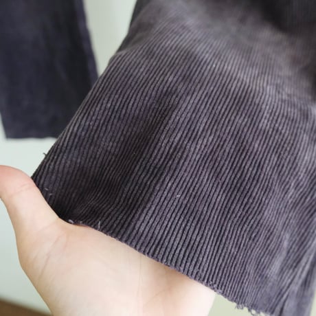 corduroy flare pants "navy"