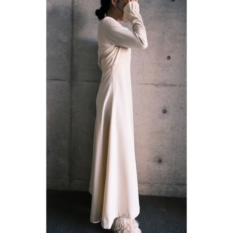 〜70s ivory dress