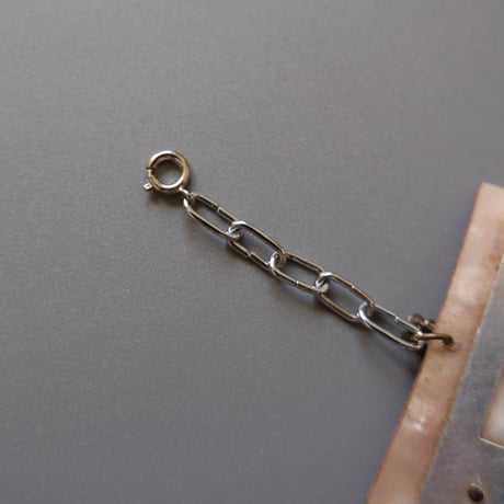 eski. original shell chain necklace "vintage parts"