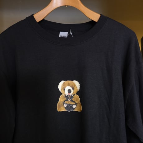 made by teddy / punk teddy L/S tee "black"