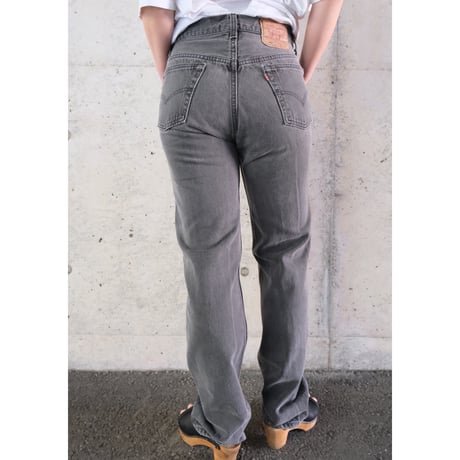 Levi's 501 / black denim / made in USA