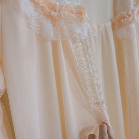 lingerie gown / salmon pink