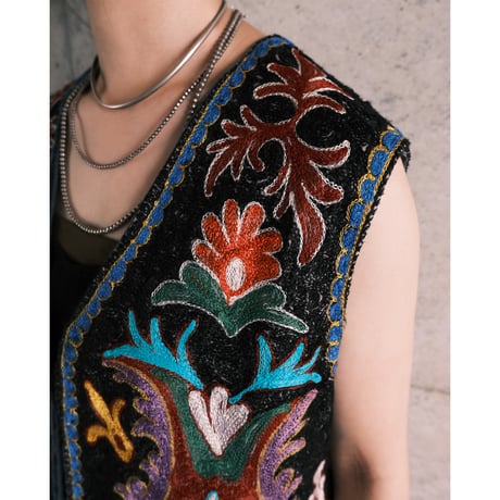 embroidery vest