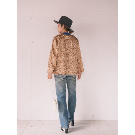 spangle jacket / champagne gold