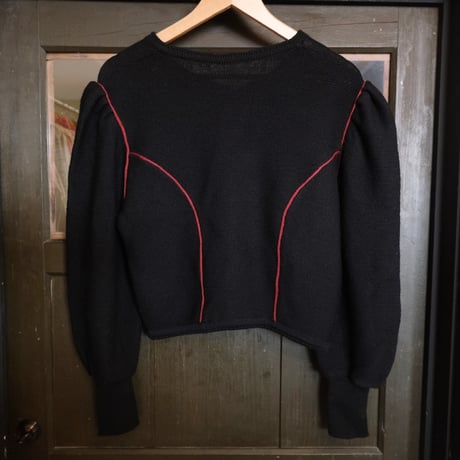 black tyrol cardigan