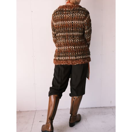 crochet knit jacket