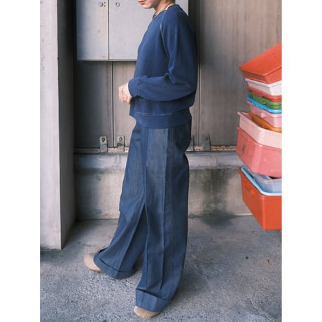 vintage like navy sweat