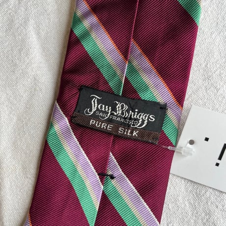 "繕う" collaboration beads embroidery necktie "hart × stripe