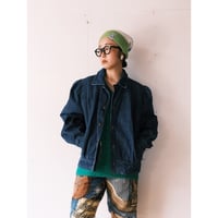 puff sleeve denim jacket