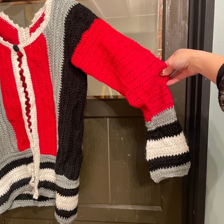 hand knit cardigan
