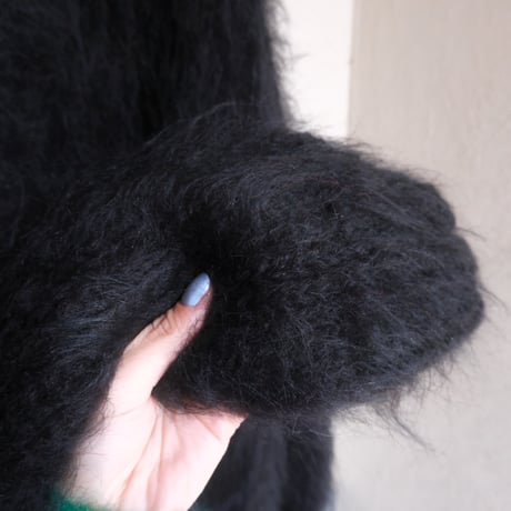 "BAA COSTUME MFG." / king mohair sweater / black