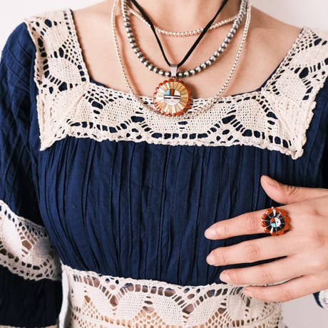 zuni / sunface ring