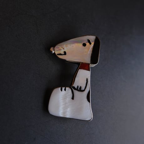 ZUNI / SNOOPY brooch (pendant top)
