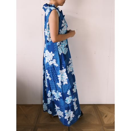 N/S flower dress / blue