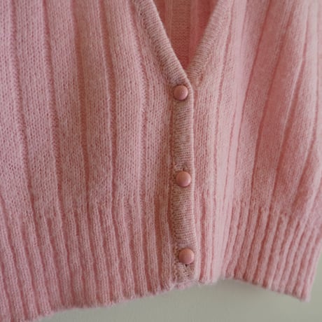 80s pink knit vest