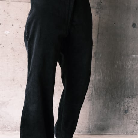 black velours pants / made in France