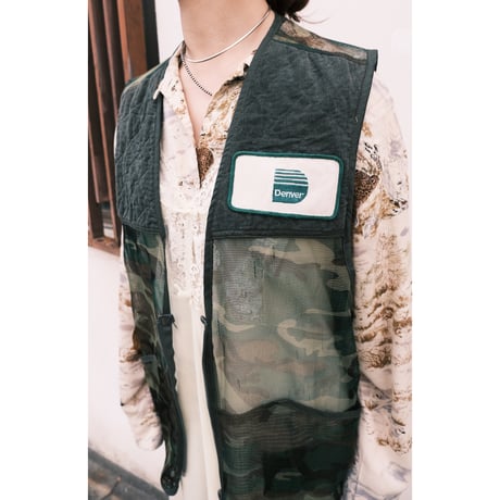 eski. remake / "dog" mesh camo vest
