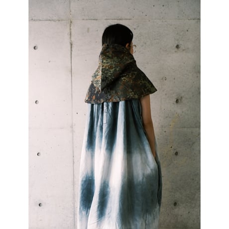 German army / tent sheet porch and cape with hood