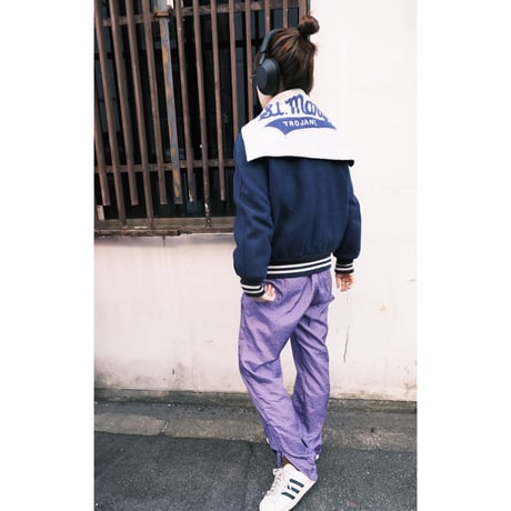 nylon pants / purple
