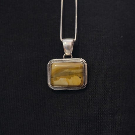 navajo / picture jasper necklace