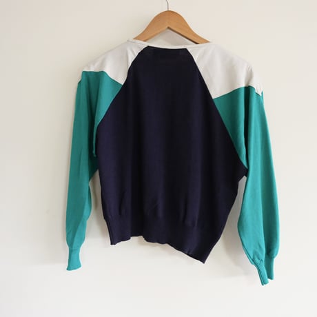 LANA VERGINE wool × “△” leather tops