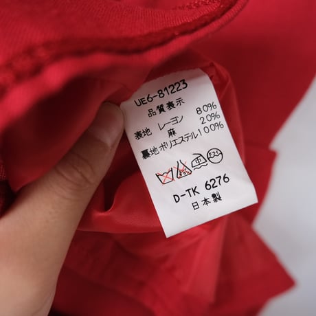 S/S linen jacket / made in Japan
