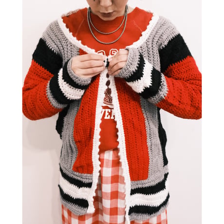 hand knit cardigan