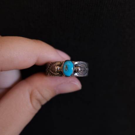 navajo /  Henry Mariano / turquoise ring