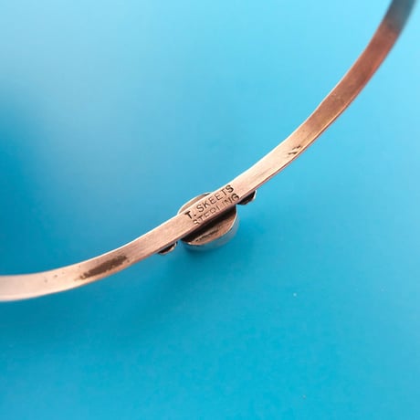 navajo / stamp work bangle