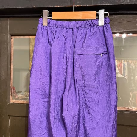 nylon pants / purple
