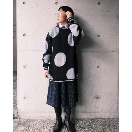 dot cotton knit