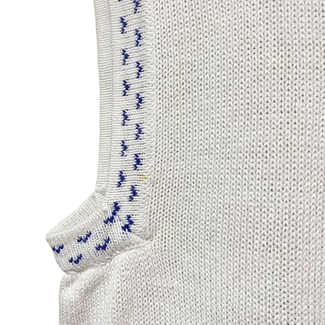 cotton knit vest