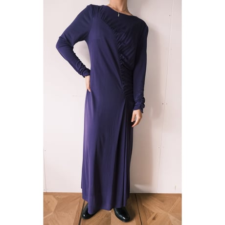 rayon purple dress